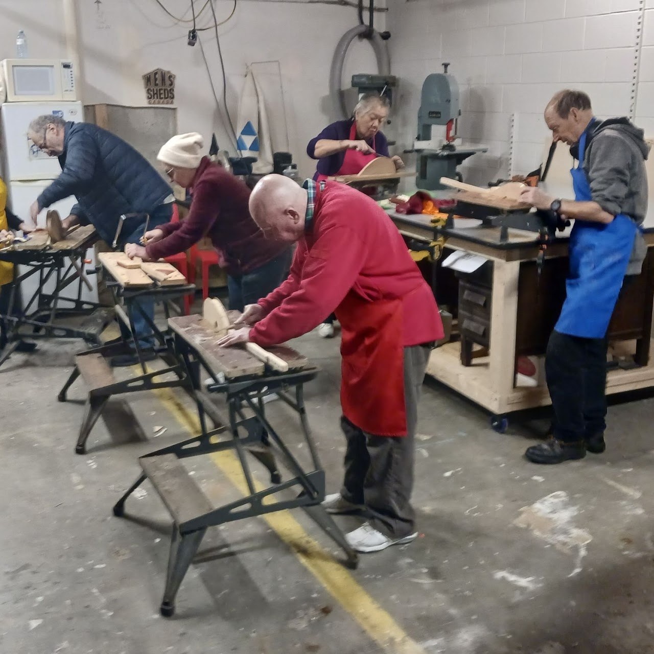 Hard at work.